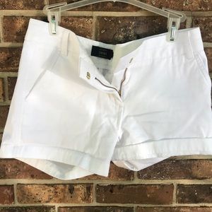 JCrew Chino white shorts